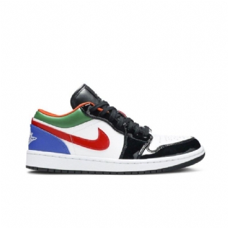 Γυναικεία Παπούτσια Air Jordan 1 Low Άσπρο Μαύρα Πολύχρωμα