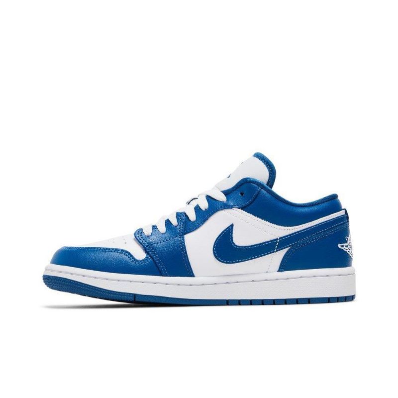 Γυναικεία Παπούτσια Air Jordan 1 Low Άσπρο Μπλε