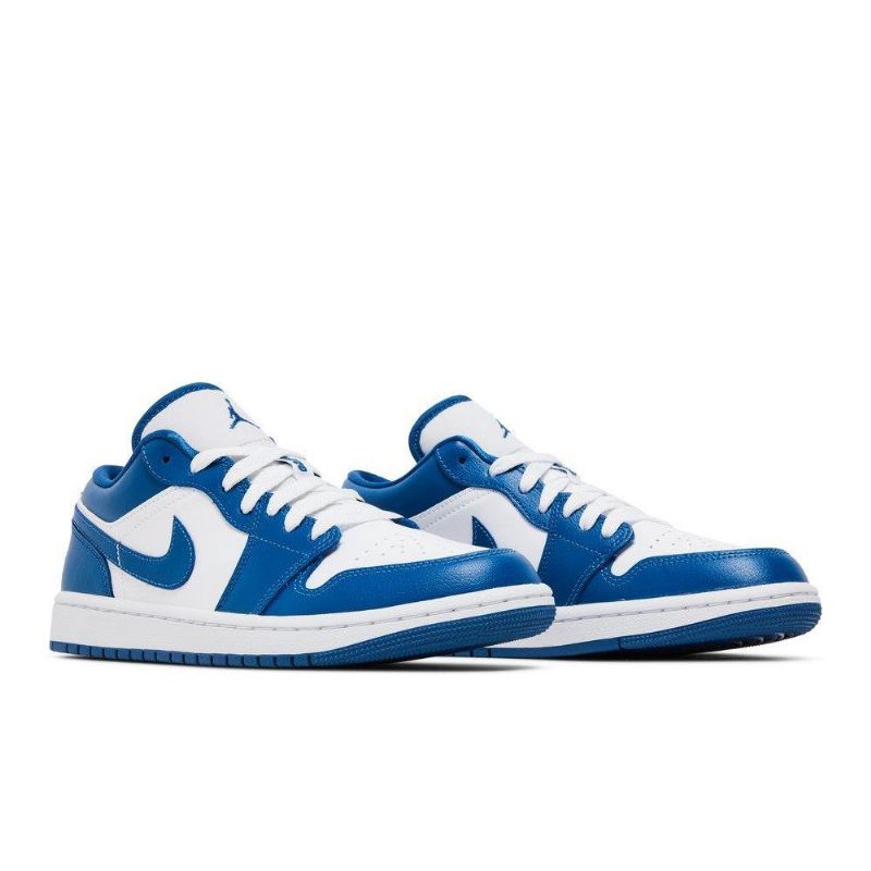 Γυναικεία Παπούτσια Air Jordan 1 Low Άσπρο Μπλε