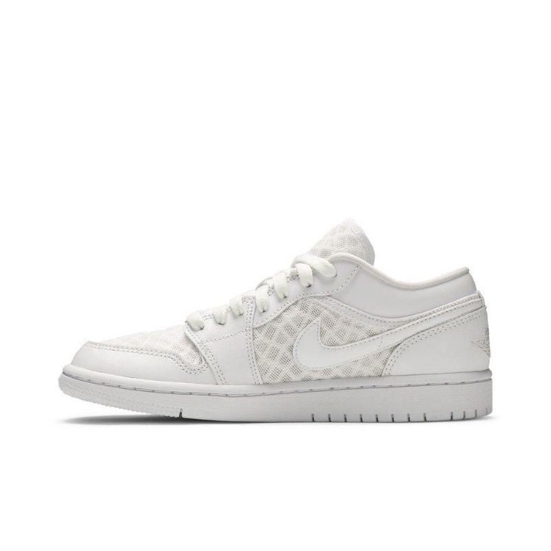 Γυναικεία Παπούτσια Air Jordan 1 Low Breathe Άσπρο
