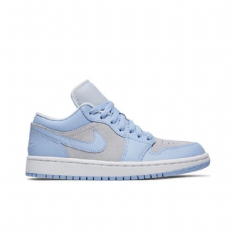 Γυναικεία Παπούτσια Air Jordan 1 Low Γκρί Ασήμι Μπλε