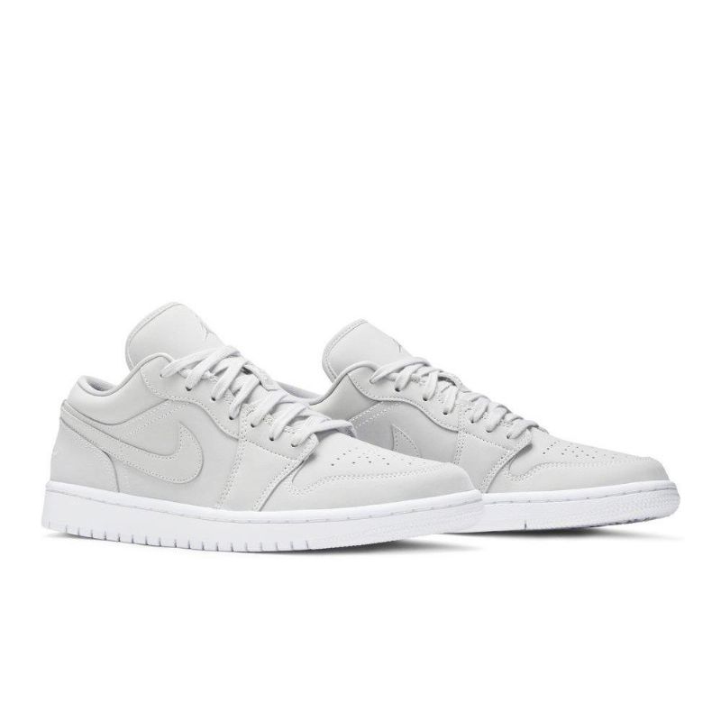 Γυναικεία Παπούτσια Air Jordan 1 Low Γκρί Άσπρο