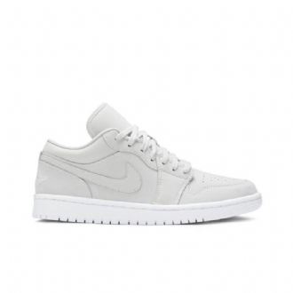 Γυναικεία Παπούτσια Air Jordan 1 Low Γκρί Άσπρο