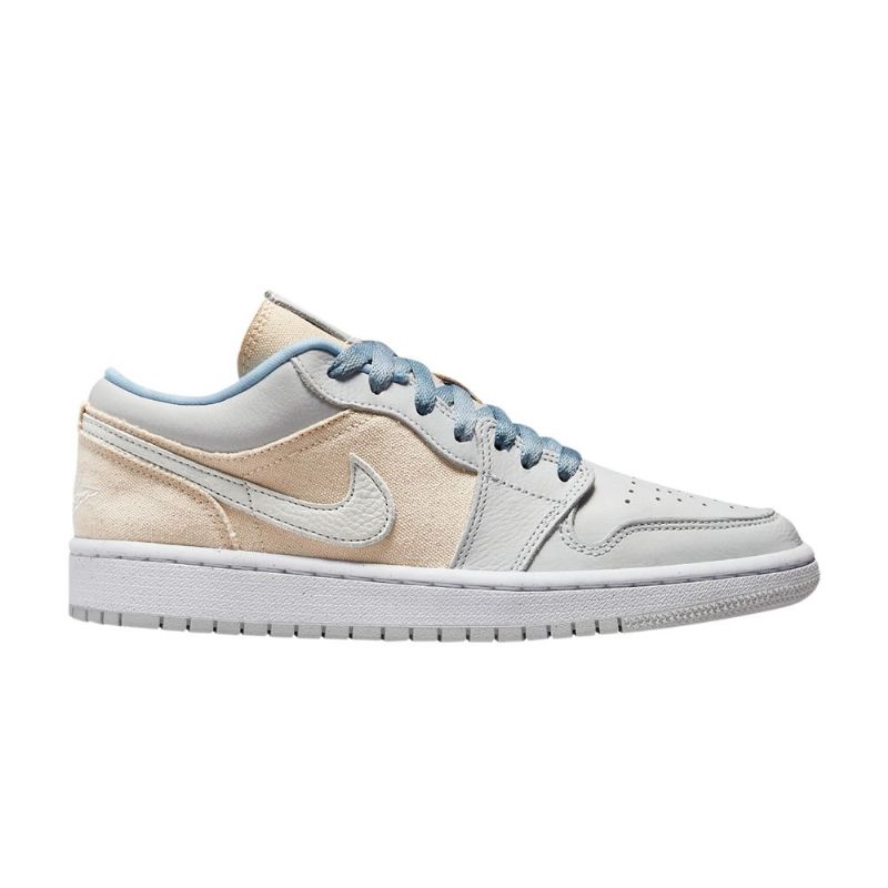 Γυναικεία Παπούτσια Air Jordan 1 Low Γκρί Μπεζ Μπλε