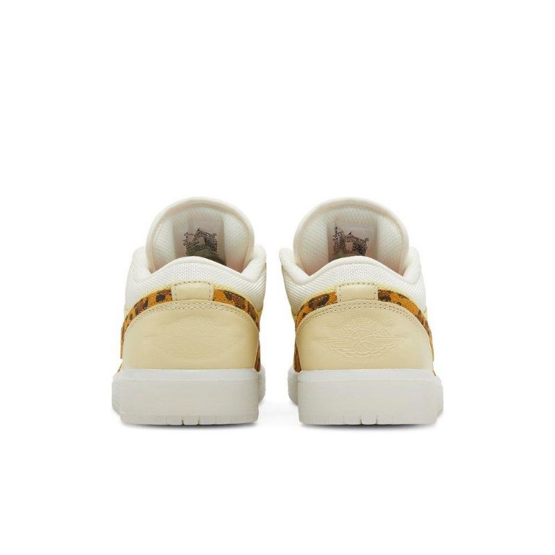 Γυναικεία Παπούτσια Air Jordan 1 Low Κίτρινος Άσπρο Leopard
