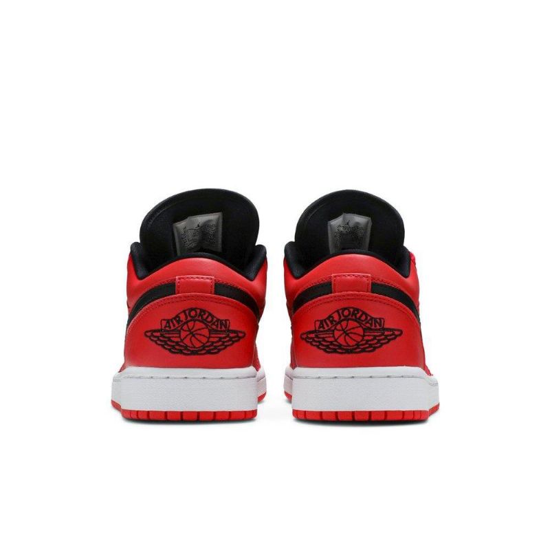 Γυναικεία Παπούτσια Air Jordan 1 Low Κόκκινος Μαύρος Άσπρο