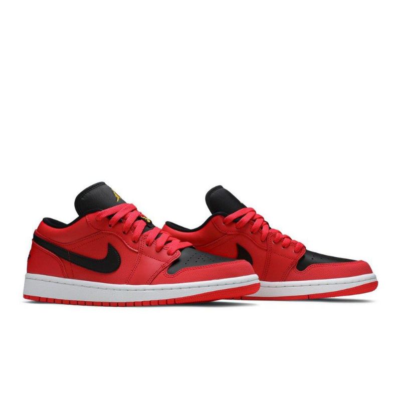 Γυναικεία Παπούτσια Air Jordan 1 Low Κόκκινος Μαύρος Άσπρο