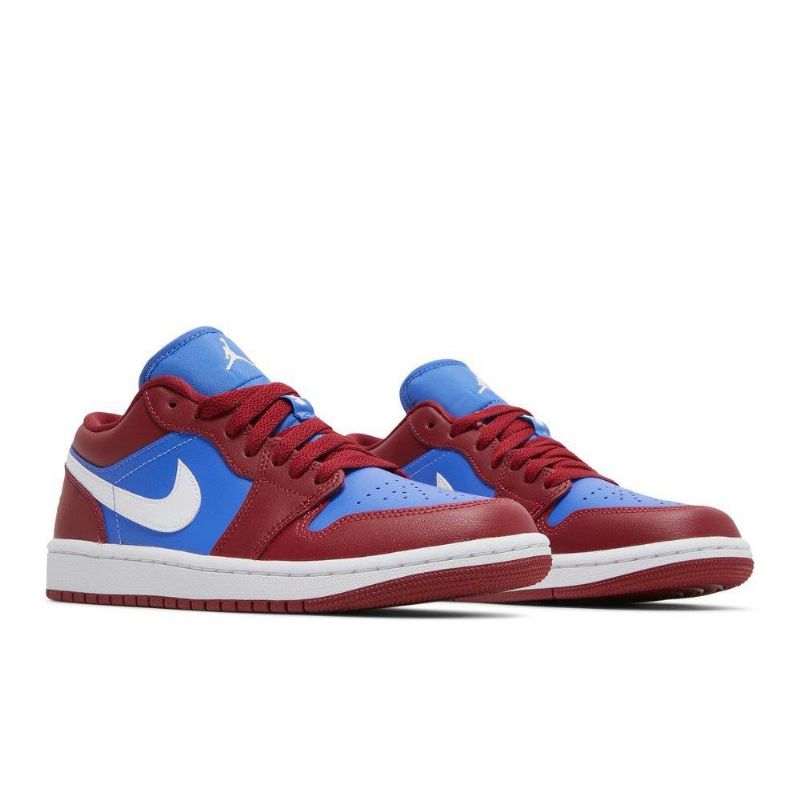 Γυναικεία Παπούτσια Air Jordan 1 Low Κόκκινος Μπλε Άσπρο