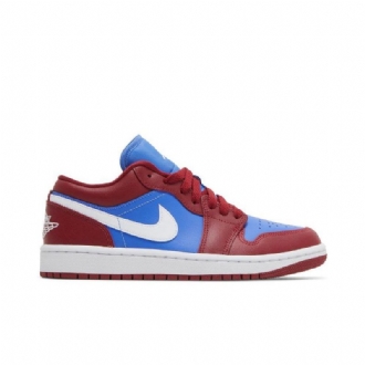 Γυναικεία Παπούτσια Air Jordan 1 Low Κόκκινος Μπλε Άσπρο
