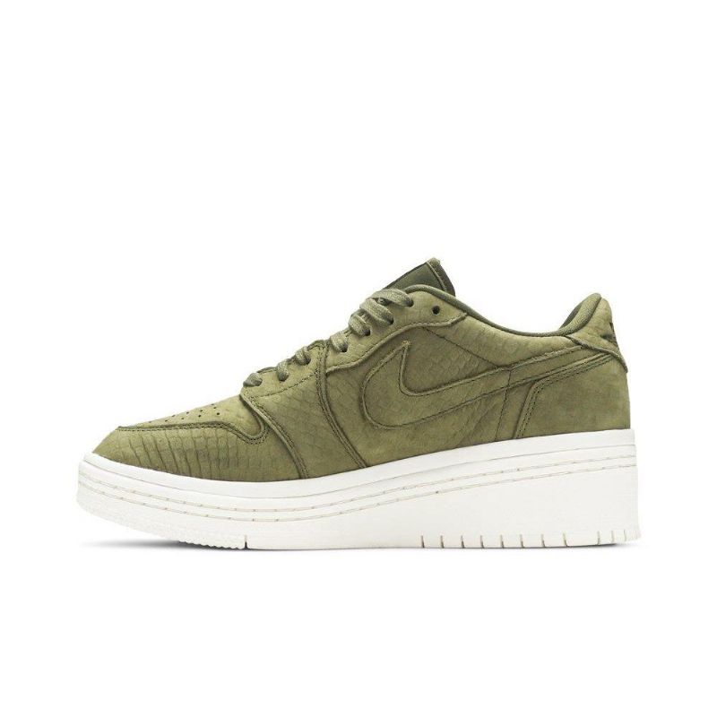 Γυναικεία Παπούτσια Air Jordan 1 Low Lifted Olive Πράσινος Άσπρο