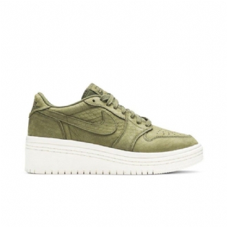 Γυναικεία Παπούτσια Air Jordan 1 Low Lifted Olive Πράσινος Άσπρο