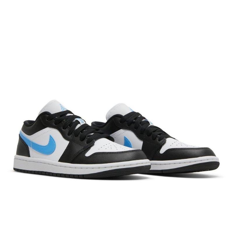 Γυναικεία Παπούτσια Air Jordan 1 Low Μαύρος Άσπρο Μπλε