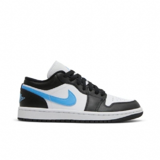 Γυναικεία Παπούτσια Air Jordan 1 Low Μαύρος Άσπρο Μπλε