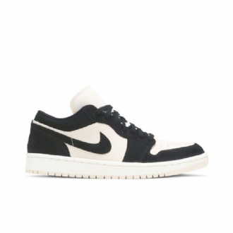 Γυναικεία Παπούτσια Air Jordan 1 Low Μαύρος Μπεζ