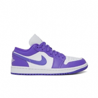 Γυναικεία Παπούτσια Air Jordan 1 Low Μωβ Άσπρο