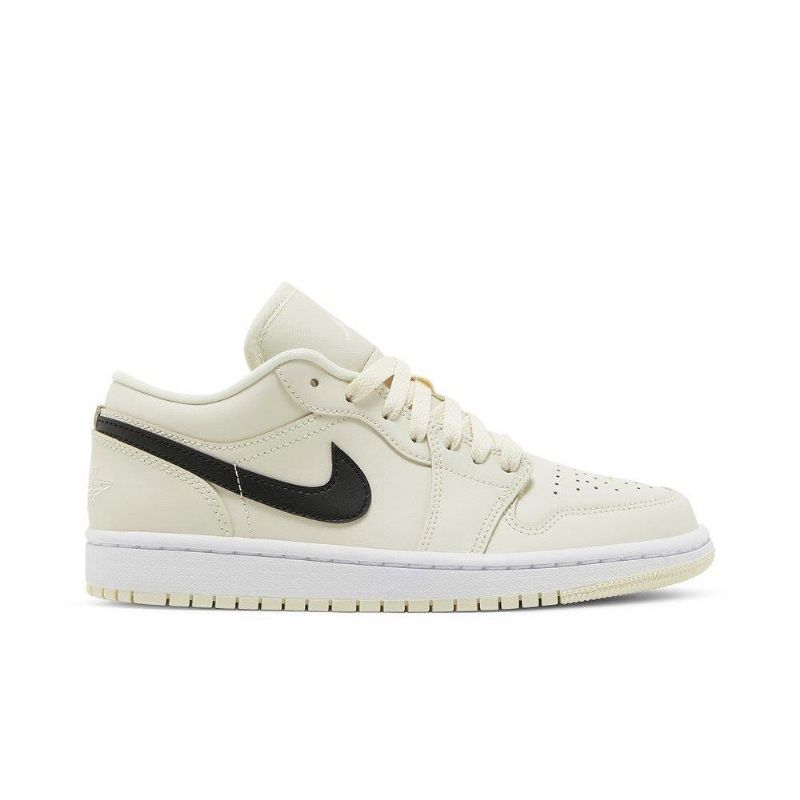 Γυναικεία Παπούτσια Air Jordan 1 Low Μπεζ Μαύρα