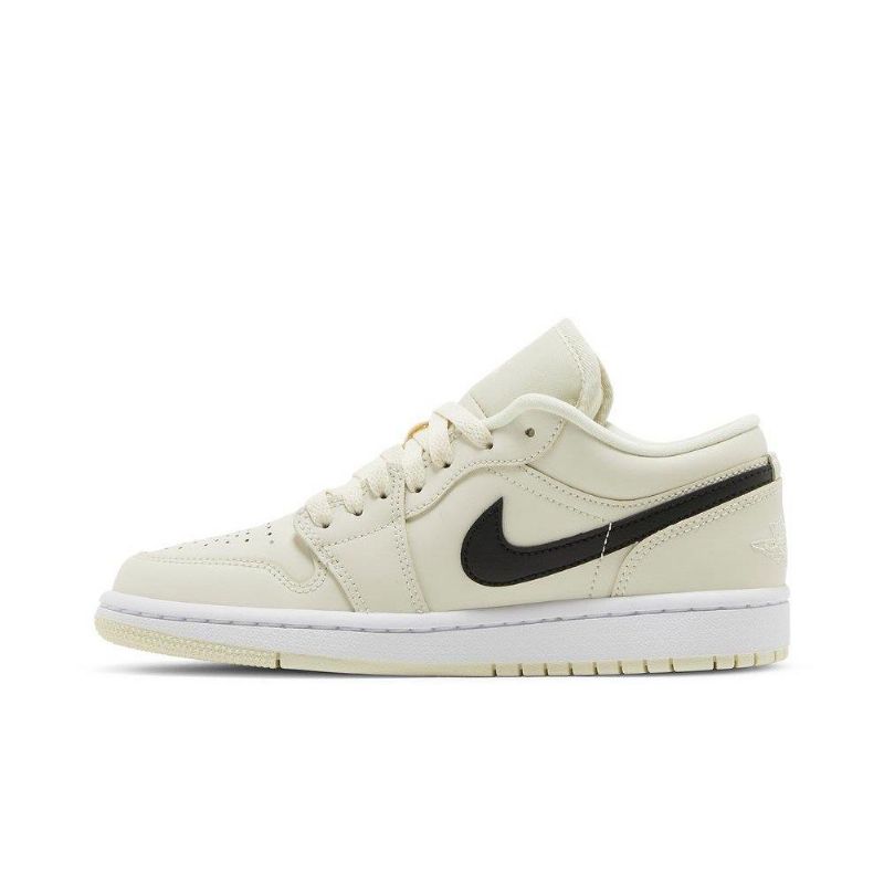 Γυναικεία Παπούτσια Air Jordan 1 Low Μπεζ Μαύρα