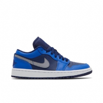 Γυναικεία Παπούτσια Air Jordan 1 Low Μπλε Σκούρο Γκρί