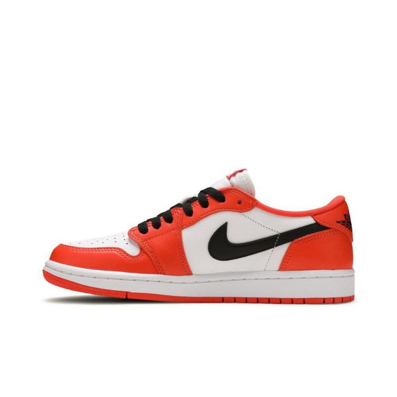 Γυναικεία Παπούτσια Air Jordan 1 Low Og Πορτοκάλι Άσπρο Μαύρος