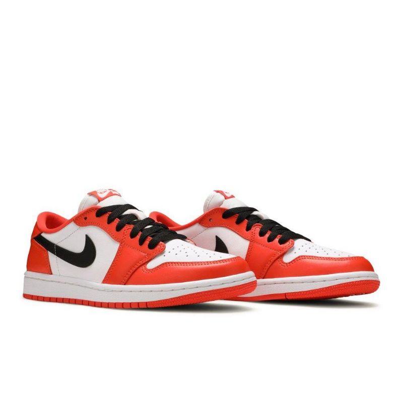 Γυναικεία Παπούτσια Air Jordan 1 Low Og Πορτοκάλι Άσπρο Μαύρος