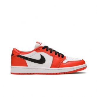 Γυναικεία Παπούτσια Air Jordan 1 Low Og Πορτοκάλι Άσπρο Μαύρος