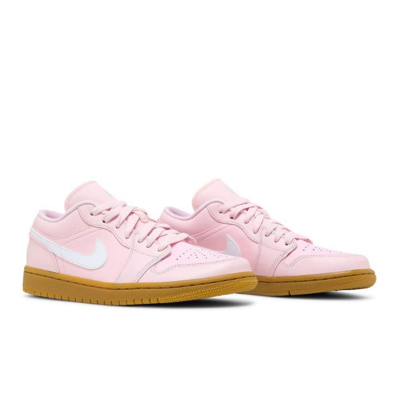 Γυναικεία Παπούτσια Air Jordan 1 Low Ροζ Άσπρο Καστανός