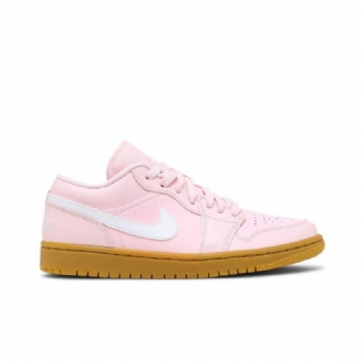 Γυναικεία Παπούτσια Air Jordan 1 Low Ροζ Άσπρο Καστανός