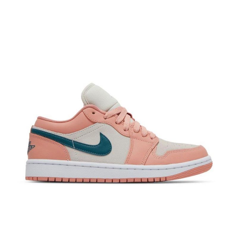 Γυναικεία Παπούτσια Air Jordan 1 Low Ροζ Γκρί Πράσινος