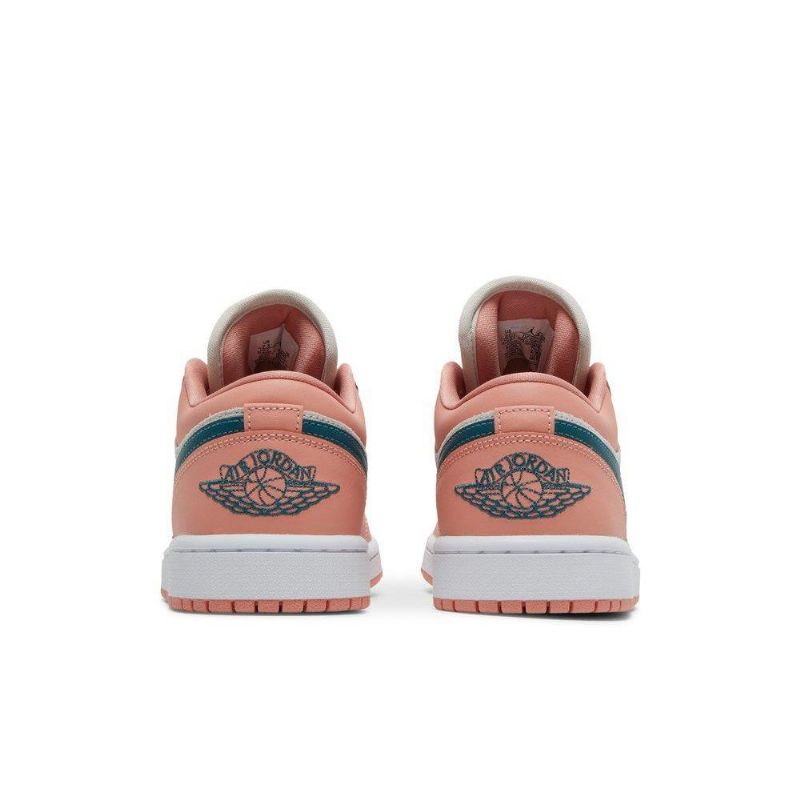 Γυναικεία Παπούτσια Air Jordan 1 Low Ροζ Γκρί Πράσινος
