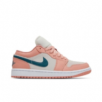Γυναικεία Παπούτσια Air Jordan 1 Low Ροζ Γκρί Πράσινος