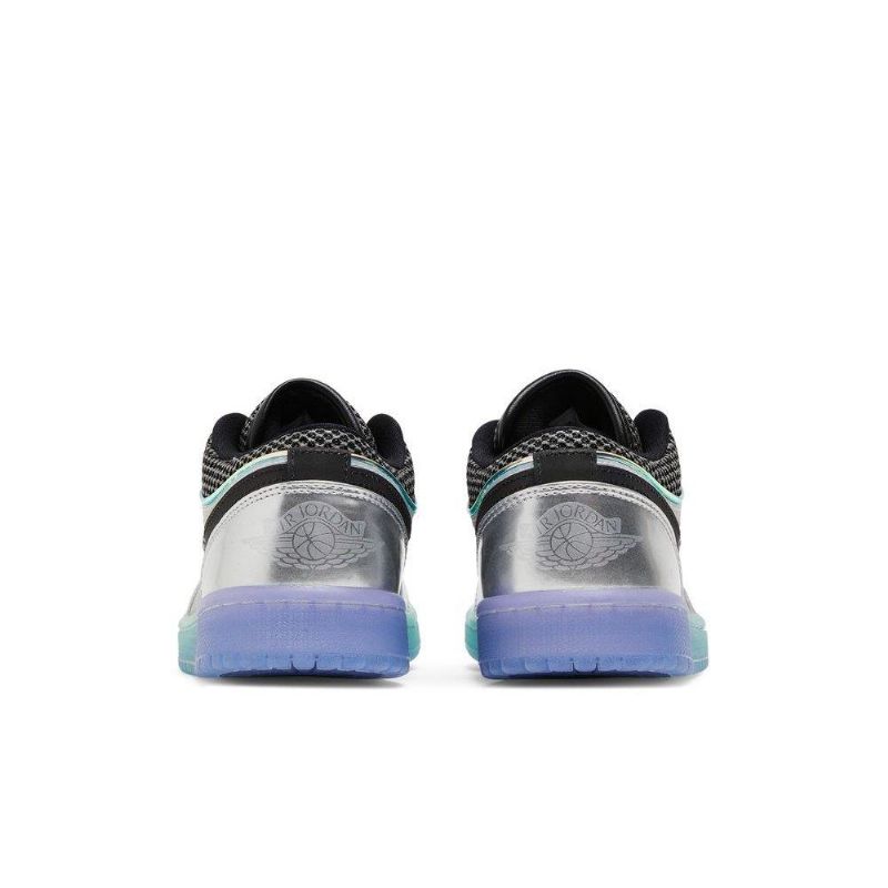 Γυναικεία Παπούτσια Air Jordan 1 Low Se Άσπρο Ασήμι Μαύρα