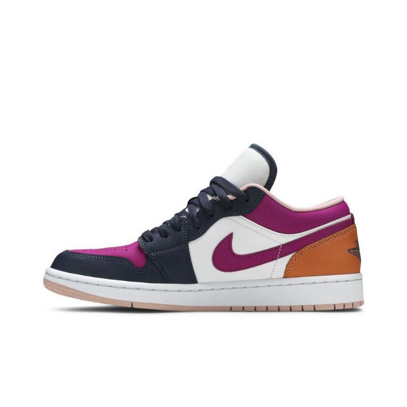 Γυναικεία Παπούτσια Air Jordan 1 Low Se Άσπρο Μαύρα Πολύχρωμα