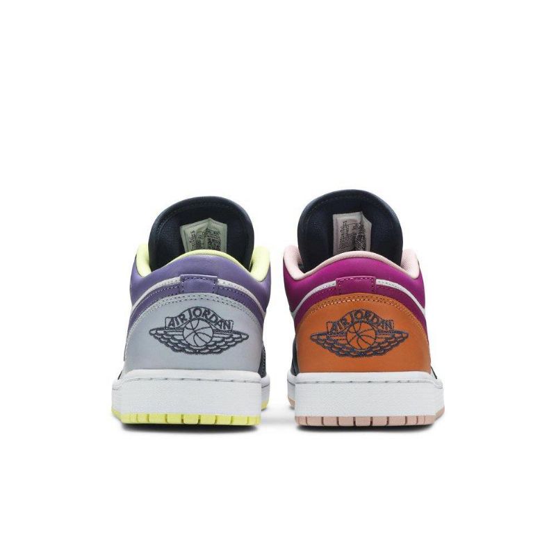 Γυναικεία Παπούτσια Air Jordan 1 Low Se Άσπρο Μαύρα Πολύχρωμα