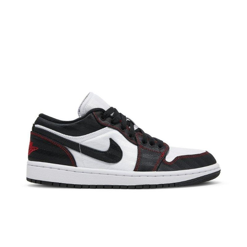 Γυναικεία Παπούτσια Air Jordan 1 Low Se Utility Λευκά Μαύρα Κόκκινα