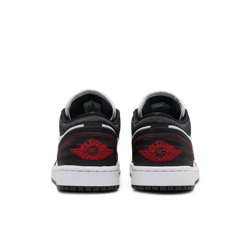 Γυναικεία Παπούτσια Air Jordan 1 Low Se Utility Λευκά Μαύρα Κόκκινα