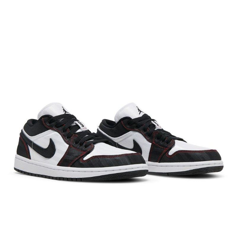 Γυναικεία Παπούτσια Air Jordan 1 Low Se Utility Λευκά Μαύρα Κόκκινα