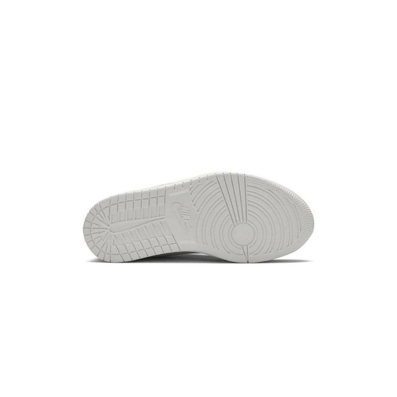 Γυναικεία Παπούτσια Air Jordan 1 Low Slip Άσπρο Γκρί