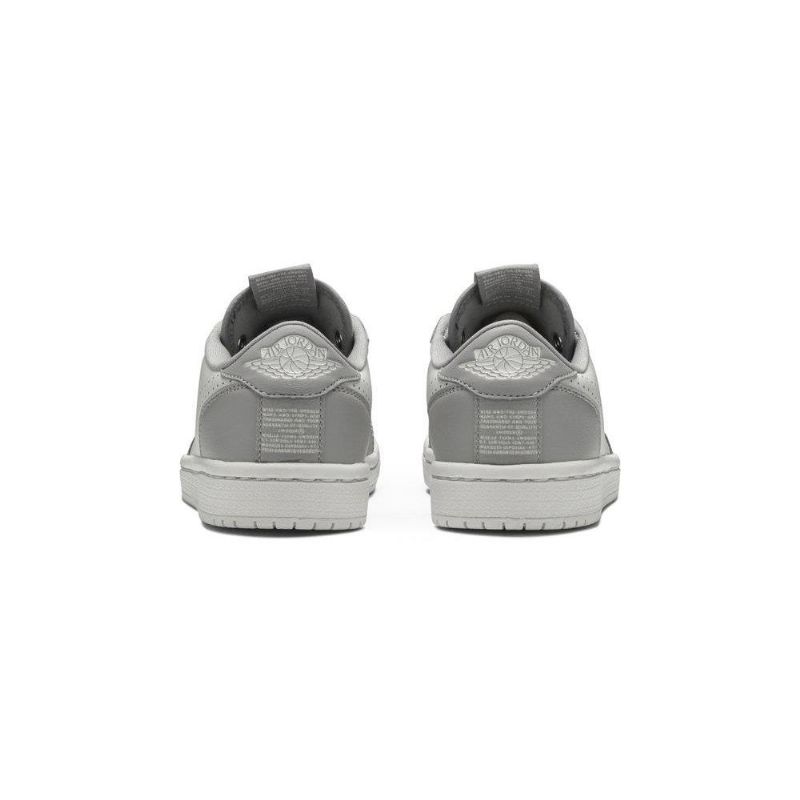 Γυναικεία Παπούτσια Air Jordan 1 Low Slip Άσπρο Γκρί
