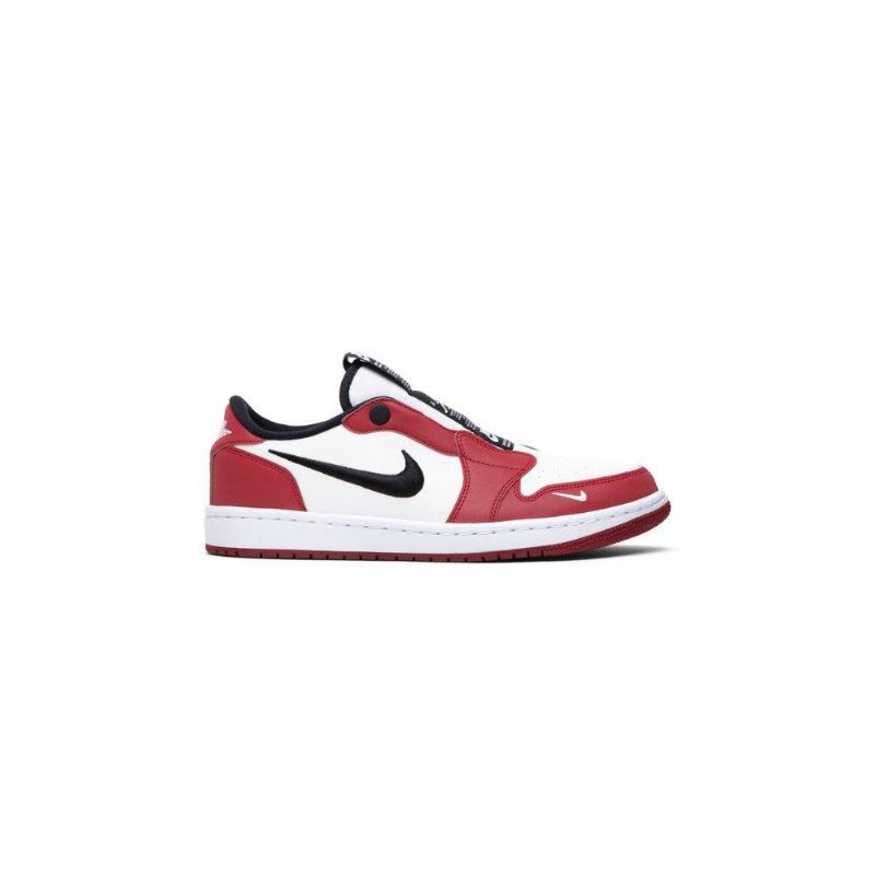 Γυναικεία Παπούτσια Air Jordan 1 Low Slip Κόκκινος Άσπρο Μαύρος
