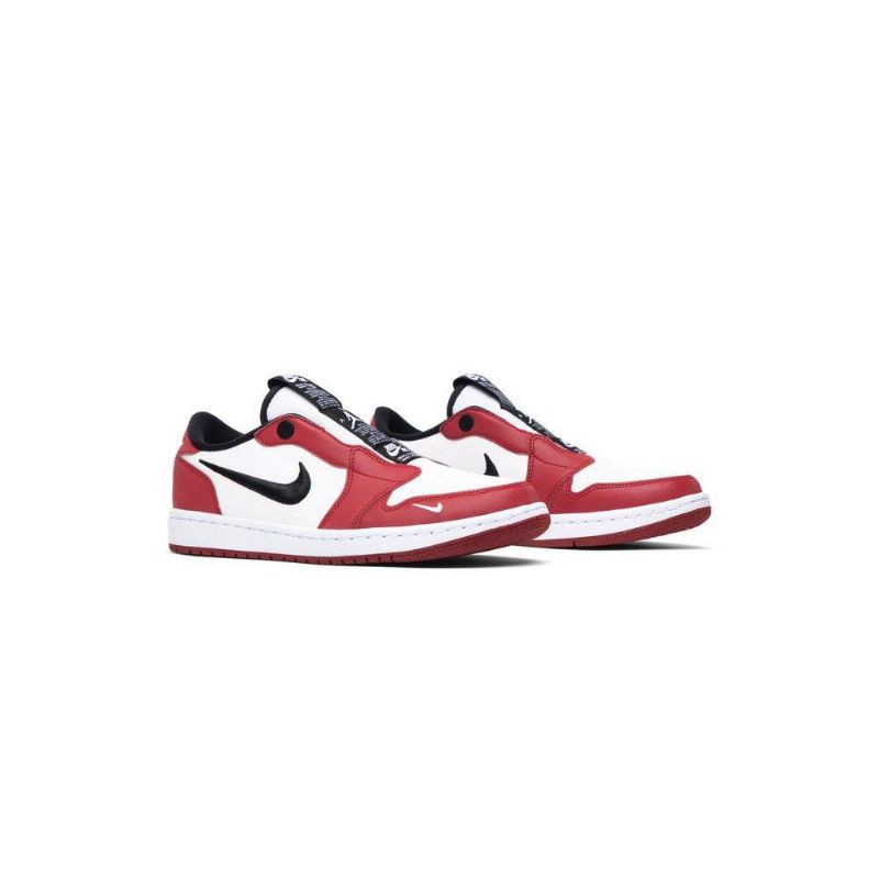 Γυναικεία Παπούτσια Air Jordan 1 Low Slip Κόκκινος Άσπρο Μαύρος