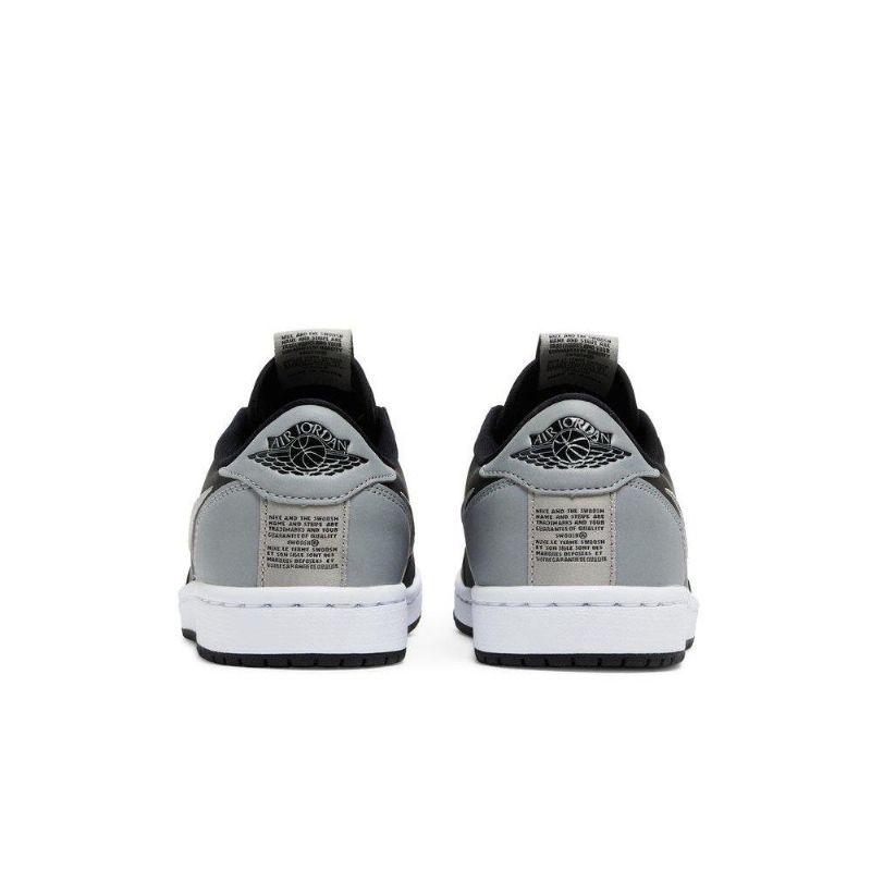 Γυναικεία Παπούτσια Air Jordan 1 Low Slip Μαύρα Γκρι Λευκά