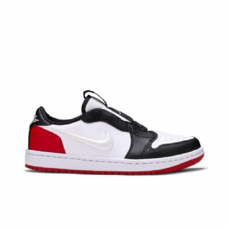 Γυναικεία Παπούτσια Air Jordan 1 Low Slip Μαύρα Λευκά Κόκκινα