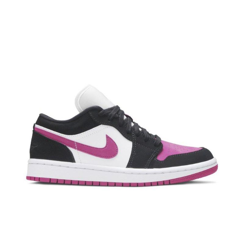 Γυναικεία Παπούτσια Air Jordan 1 Μαύρα Μωβ Λευκά