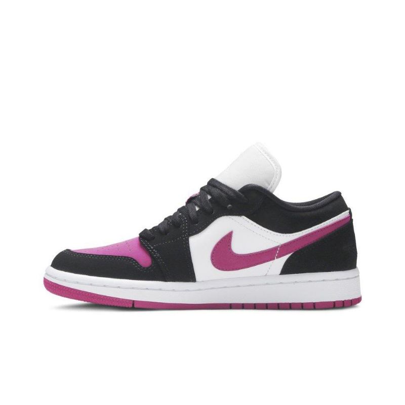 Γυναικεία Παπούτσια Air Jordan 1 Μαύρα Μωβ Λευκά