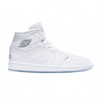 Γυναικεία Παπούτσια Air Jordan 1 Mid Άσπρο