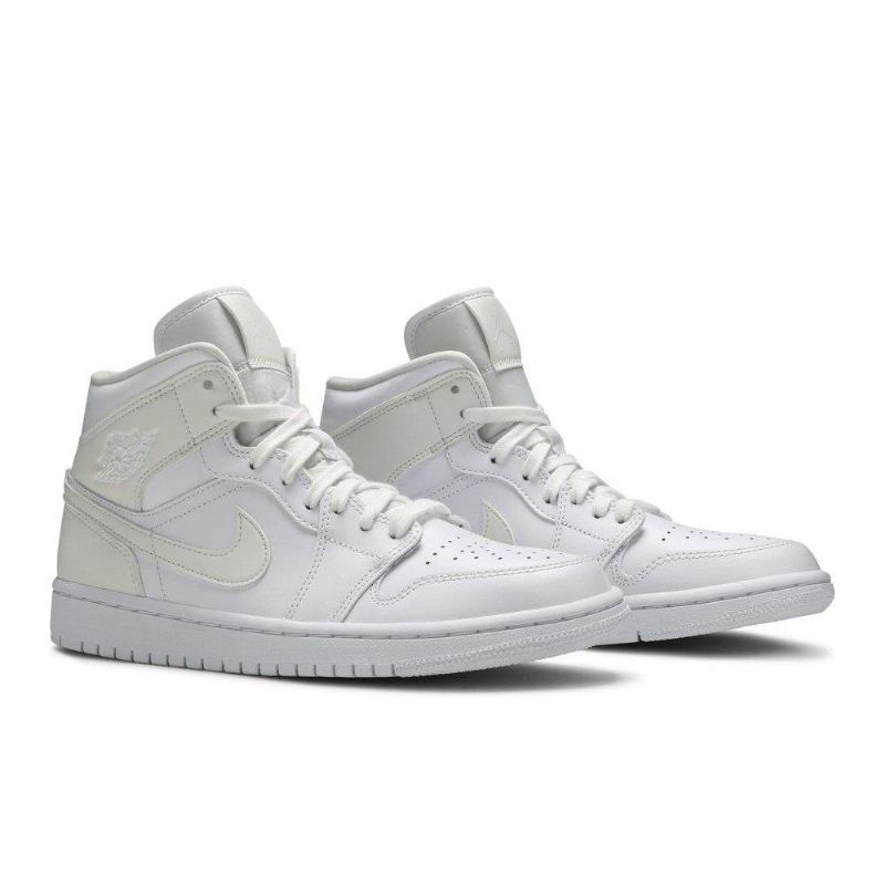 Γυναικεία Παπούτσια Air Jordan 1 Mid Άσπρο