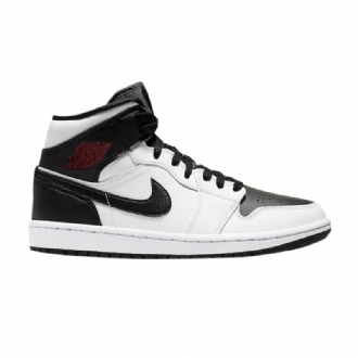 Γυναικεία Παπούτσια Air Jordan 1 Mid Άσπρο Μαύρα