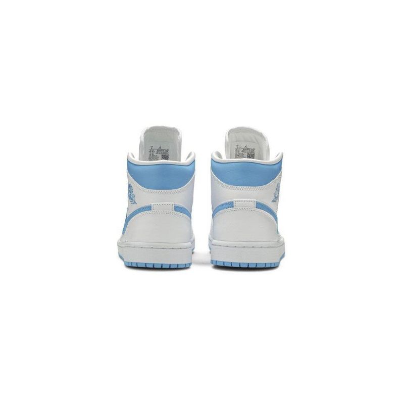 Γυναικεία Παπούτσια Air Jordan 1 Mid Άσπρο Μπλε