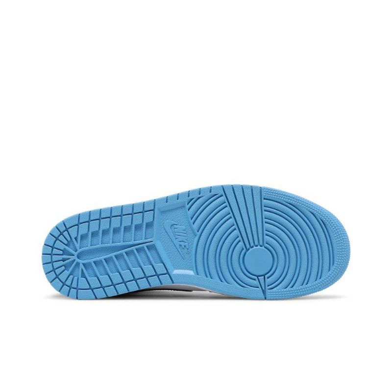 Γυναικεία Παπούτσια Air Jordan 1 Mid Άσπρο Μπλε Μαύρος