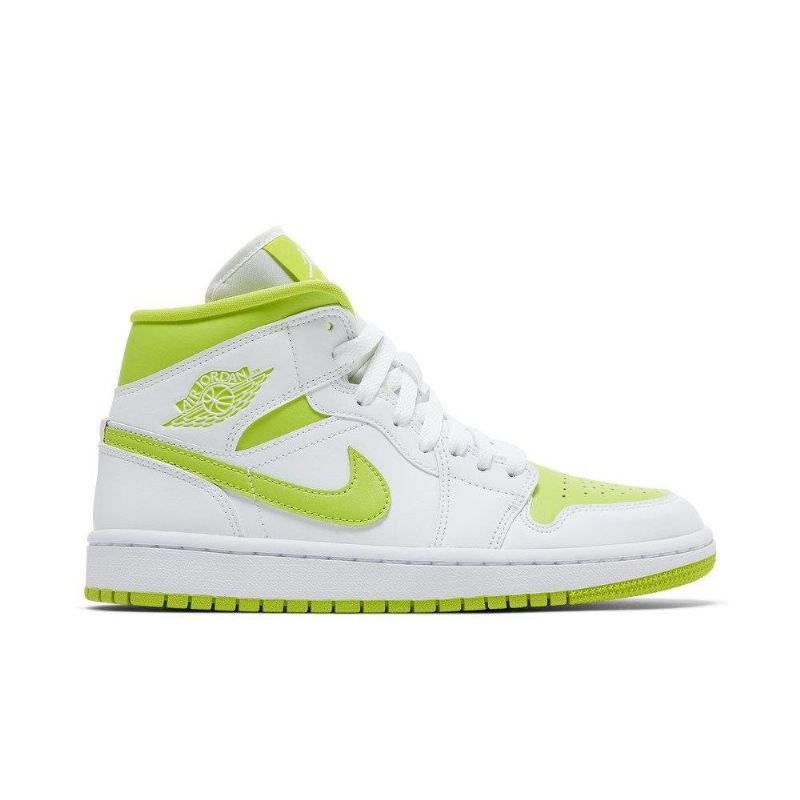 Γυναικεία Παπούτσια Air Jordan 1 Mid Άσπρο Πράσινος